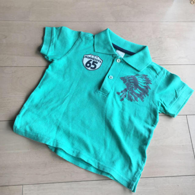 Skip Land(スキップランド)のポロシャツ  サイズ100    キッズ/ベビー/マタニティのキッズ服男の子用(90cm~)(Tシャツ/カットソー)の商品写真