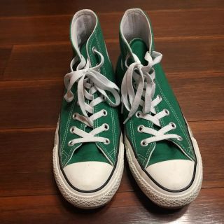 コンバース(CONVERSE)のconverse 100周年限定 グリーン(スニーカー)