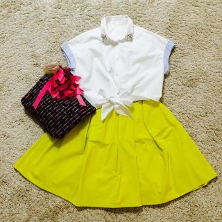 チェスティ(Chesty)のchestyチェスティビジュー襟シャツ (シャツ/ブラウス(半袖/袖なし))