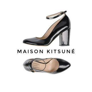 メゾンキツネ(MAISON KITSUNE')の最終価格ですMAISON KITSUNE ストラップパンプス(ハイヒール/パンプス)