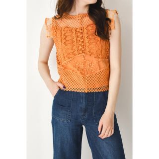 スライ(SLY)のCOMBI LACE TOPS(シャツ/ブラウス(半袖/袖なし))