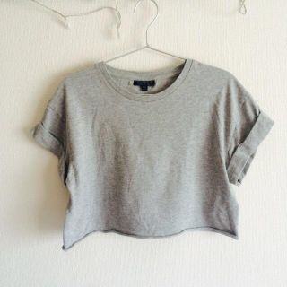 トップショップ(TOPSHOP)のtopshop クロップド丈Tシャツ(Tシャツ(半袖/袖なし))