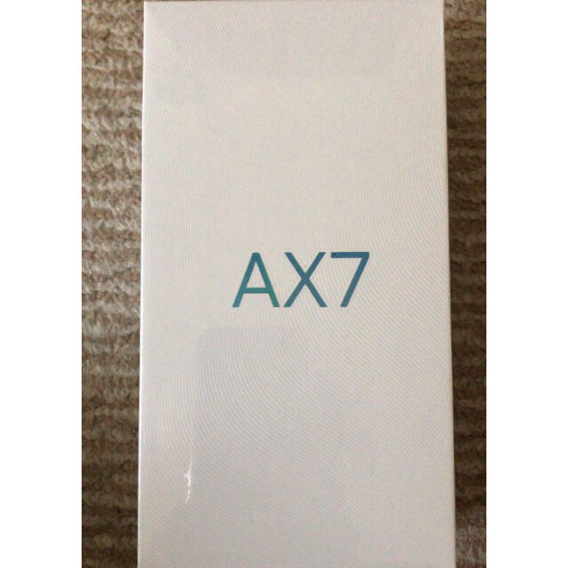 スマートフォン本体新品未開封 Oppo AX7