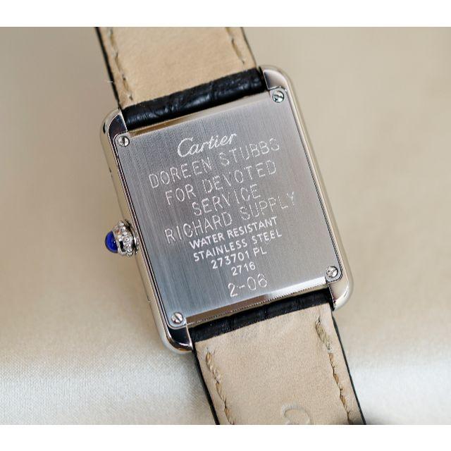 美品 カルティエ タンク ソロ シルバー SM Cartier