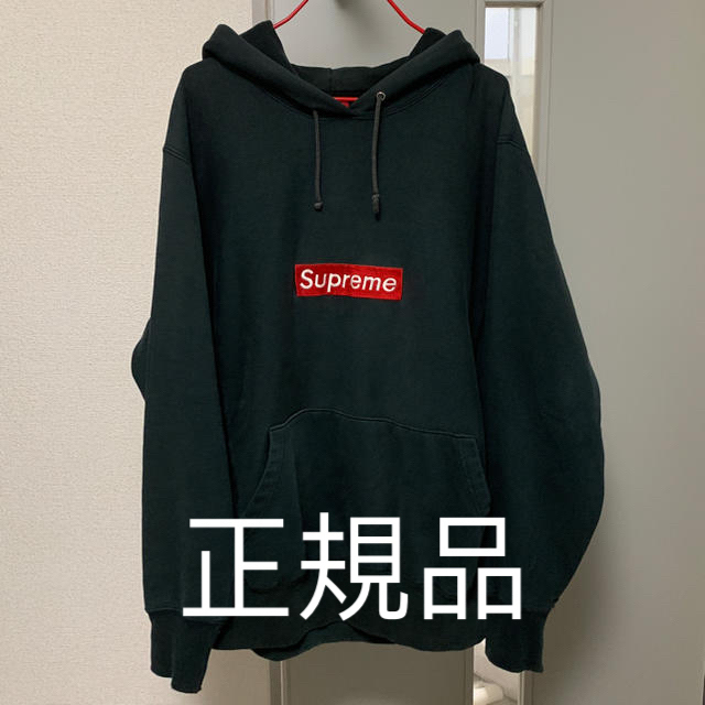 希少✨ Supreme 初期タグ フーディー USA製 ボックスロゴ ブラック-