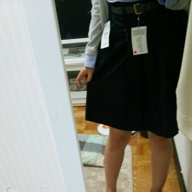 ZARA(ザラ)のZARA 新品 スカート プリーツ 黒  レディースのスカート(ひざ丈スカート)の商品写真