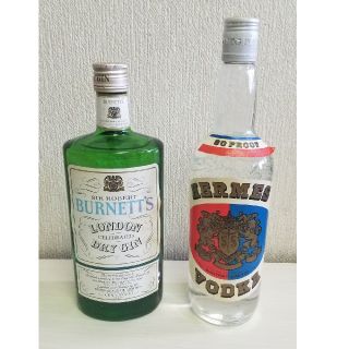 ★専用【古酒　未開栓】エルメスウォッカ &ドライジン　セット　1980年代(蒸留酒/スピリッツ)