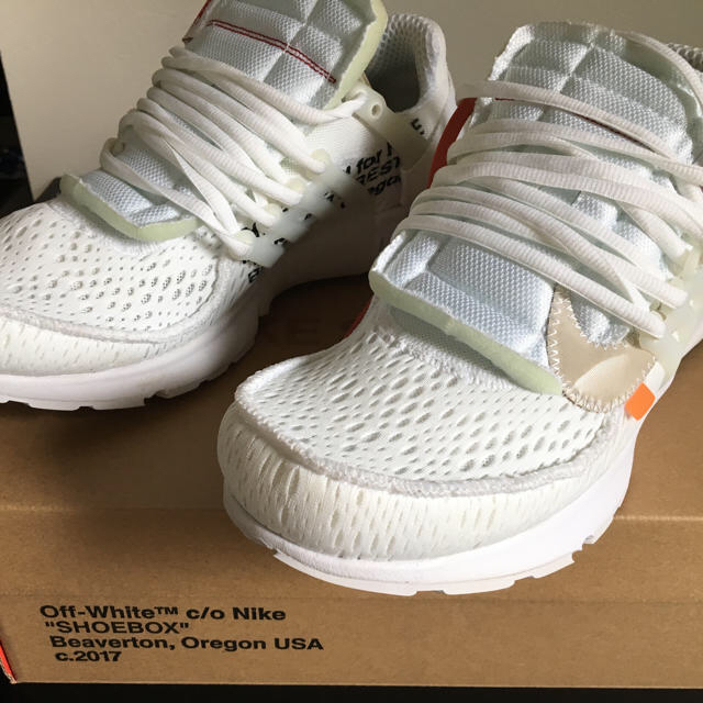 ホワイトWhite白NIKE Off-White AIR PRESTO