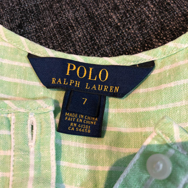 Ralph Lauren(ラルフローレン)のラルフローレン ノースリーブシャツ 120 キッズ/ベビー/マタニティのキッズ服男の子用(90cm~)(ブラウス)の商品写真