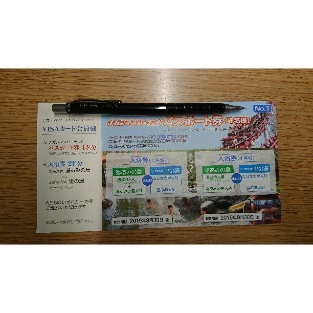 ナガシマ　パスポート チケットの施設利用券(遊園地/テーマパーク)の商品写真