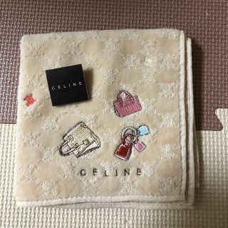 セリーヌ(celine)の☆発送可能☆セリーヌ タオルハンカチ ベージュ(ハンカチ)