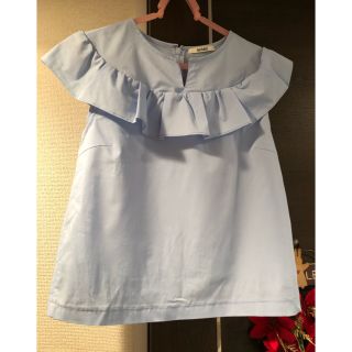 スナイデル(SNIDEL)のsnidel 水色 ブラウス  美品(シャツ/ブラウス(長袖/七分))