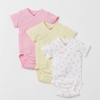 エイチアンドエム(H&M)のH&M ラップボディスーツ3枚セット(肌着/下着)