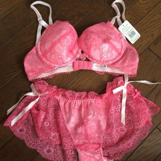 ピーチジョン(PEACH JOHN)の新品タグ付♡PJ ブラ＆ショーツセット(その他)