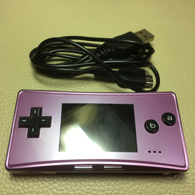 ゲームソフト/ゲーム機本体ゲームボーイミクロ ピンク 充電器セット