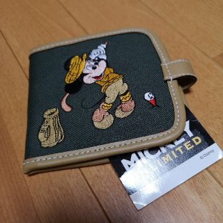 ディズニー(Disney)の新品未使用品 ディズニー Disney ミッキー レトロ 折り財布(財布)