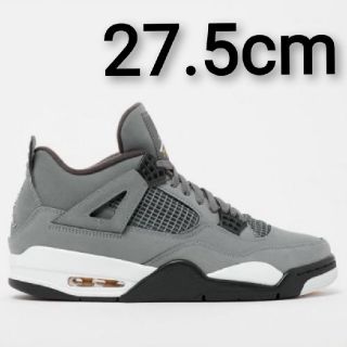 ナイキ(NIKE)のAIR JORDAN 4 RETRO COOL GREY　27.5cm　新品(スニーカー)