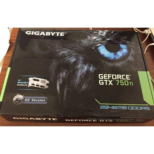 PC/タブレットGIGABYTE Geforce GTX750Ti lp ロープロファイル対応