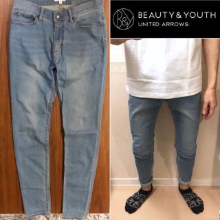 ビューティアンドユースユナイテッドアローズ(BEAUTY&YOUTH UNITED ARROWS)のBEAUTY&YOUTHダメージジーンズダメージデニムメンズ送料込(デニム/ジーンズ)