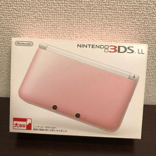 ニンテンドー3DS(ニンテンドー3DS)のニンテンドー 3DS LL ピンク×ホワイト 未使用品 任天堂(家庭用ゲーム機本体)