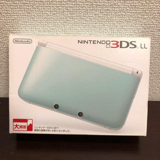 ニンテンドー3DS(ニンテンドー3DS)のニンテンドー 3DS LL ミント×ホワイト 未使用品 任天堂(家庭用ゲーム機本体)