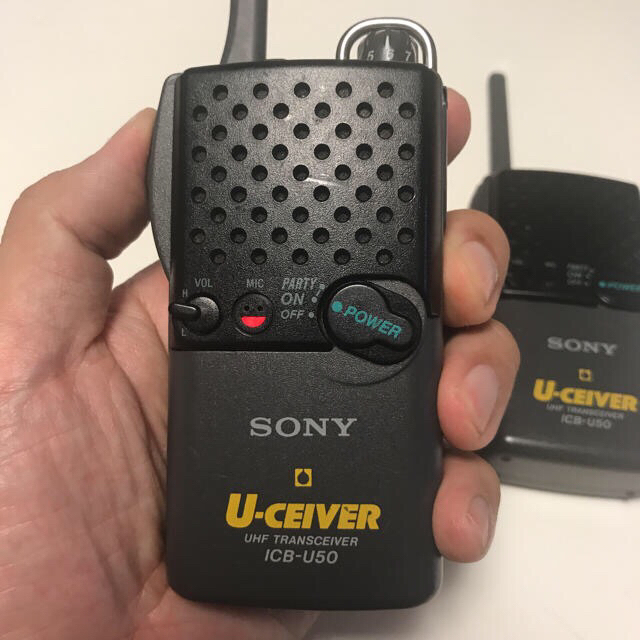 SONY - トランシーバー SONY U-CEIVER ICB-U50 2台セットの通販 SONY - トランシーバー SONY U-CEIVER ICB-U50 2台セットの通販
