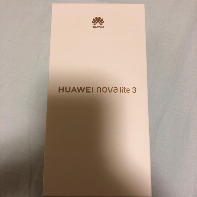 スマートフォン/携帯電話HUAWEI nova lite 3  新品未使用 未開封