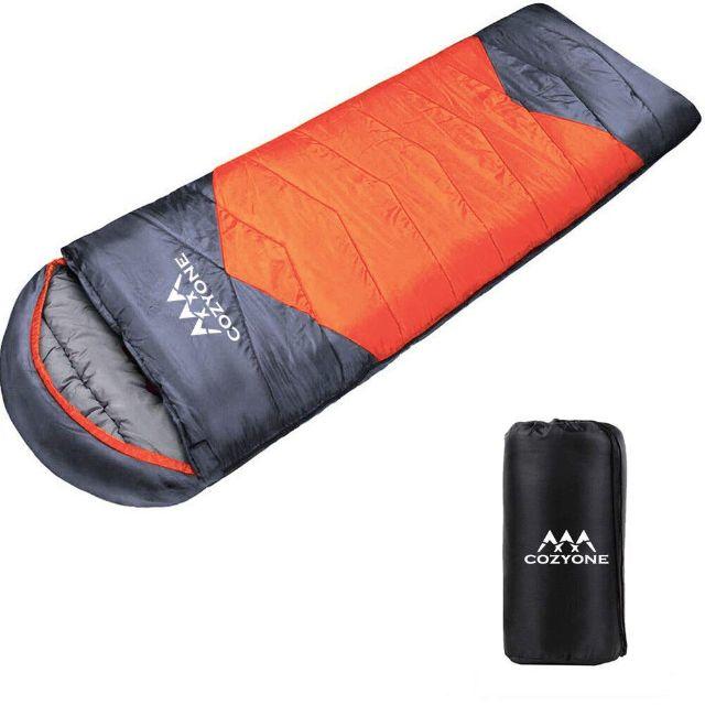 Cozyone 寝袋 シュラフ 封筒型 軽量 保温 210T防水 -15度耐寒