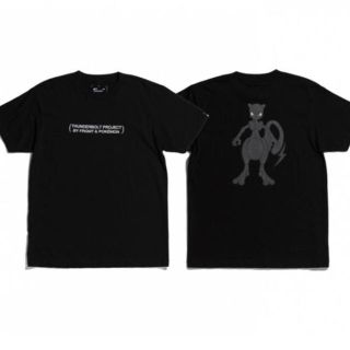 フラグメント(FRAGMENT)のTHUNDERBOLT PROJECT 黒Tシャツ  Sサイズ ミュウツー(Tシャツ/カットソー(半袖/袖なし))