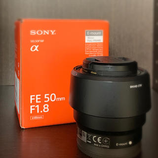 ソニー(SONY)のSONY FE 50mm SEL50F18F(レンズ(単焦点))