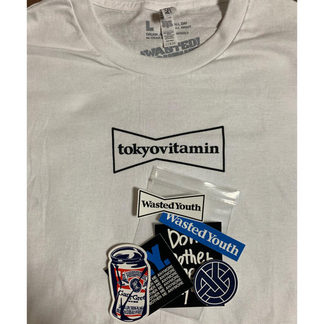 GDC(ジーディーシー)のwasted youth tokyovitamin Tシャツ ステッカーセット メンズのトップス(Tシャツ/カットソー(半袖/袖なし))の商品写真