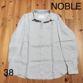 ノーブル(Noble)のNOBLEリネンシャツ 38(シャツ/ブラウス(長袖/七分))