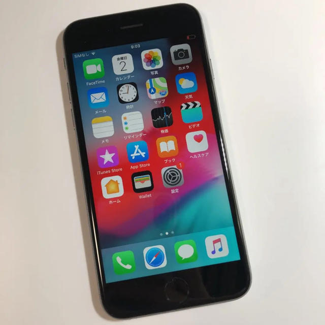 iPhone6 au  16GB スペースグレー