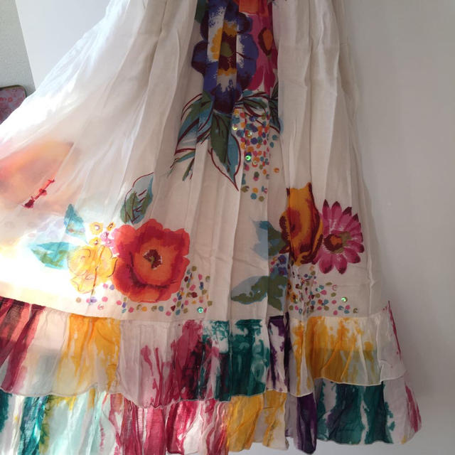 OLIVEdesOLIVE(オリーブデオリーブ)の花柄スカート レディースのスカート(ロングスカート)の商品写真