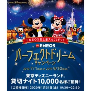 ディズニー(Disney)のエネオスキャンペーン☆レシート20000円(その他)