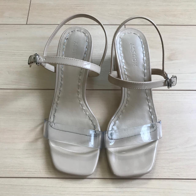 moussy(マウジー)のmoussy  JUICY COLOR SANDALS クリアサンダル レディースの靴/シューズ(サンダル)の商品写真