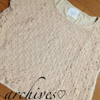 アルシーヴ(archives)のarchives♡レーストップス♡(Tシャツ(半袖/袖なし))