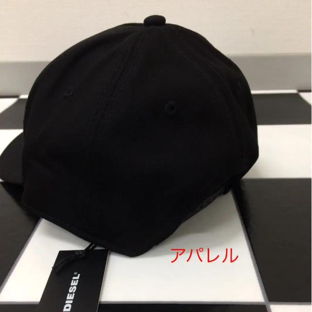 DIESEL(ディーゼル)の新品正規品 DIESEL ディーゼル エンブロイダリー キャップ ブラック メンズの帽子(キャップ)の商品写真