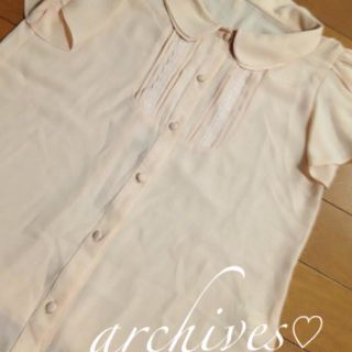 アルシーヴ(archives)の15日までお値下げ♡シフォンブラウス♡(シャツ/ブラウス(半袖/袖なし))