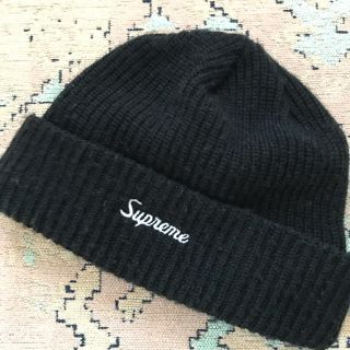 シュプリーム(Supreme)のsupreme beanie black(ニット帽/ビーニー)