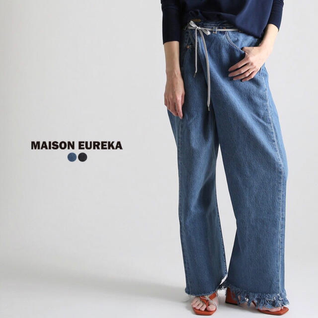 MAISON EUREKA VINTAGE REWORK BIGGY PANTS