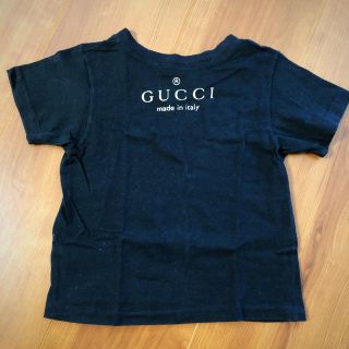 グッチ(Gucci)の訳あり GUCCI ブラック キッズ Tシャツ 80 (Ｔシャツ)