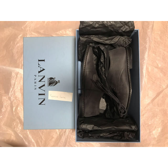 LANVIN(ランバン)の早い者勝ち！！LANVIN ルカ時代 エレファント風レザーシューズ メンズの靴/シューズ(ドレス/ビジネス)の商品写真