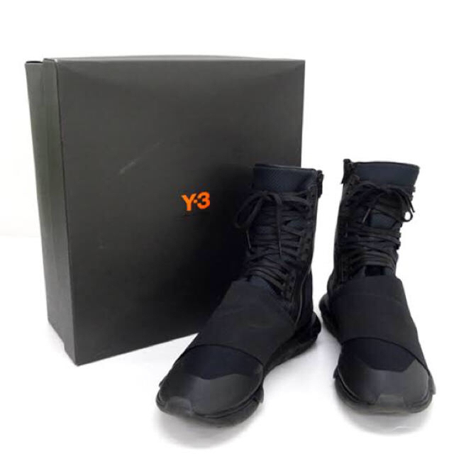 靴/シューズ本日限定価格！ Y-3 qasa boot 26.5 ブラック