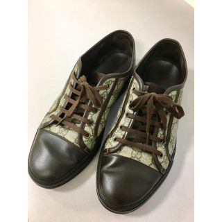 グッチ(Gucci)の【限定価格！】GUCCI GG柄 レザースニーカー！！(スニーカー)