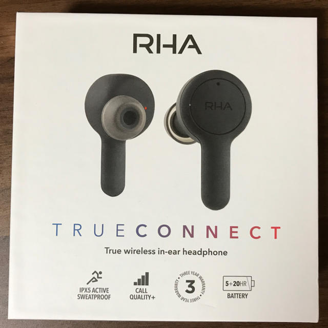 RHA TrueConnect カーボンブラック スマホ/家電/カメラのオーディオ機器(ヘッドフォン/イヤフォン)の商品写真