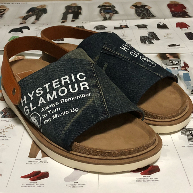 HYSTERIC GLAMOUR(ヒステリックグラマー)のDENIM サンダル メンズの靴/シューズ(サンダル)の商品写真