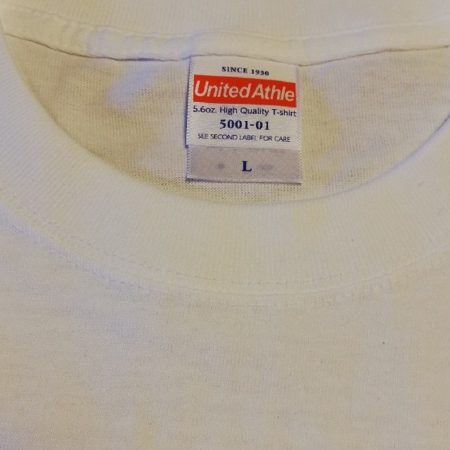 GAP(ギャップ)のユナイテッドアスレ　Tシャツ　白黒L2枚セット　やや厚手　ハイクオリティTシャツ メンズのトップス(Tシャツ/カットソー(半袖/袖なし))の商品写真