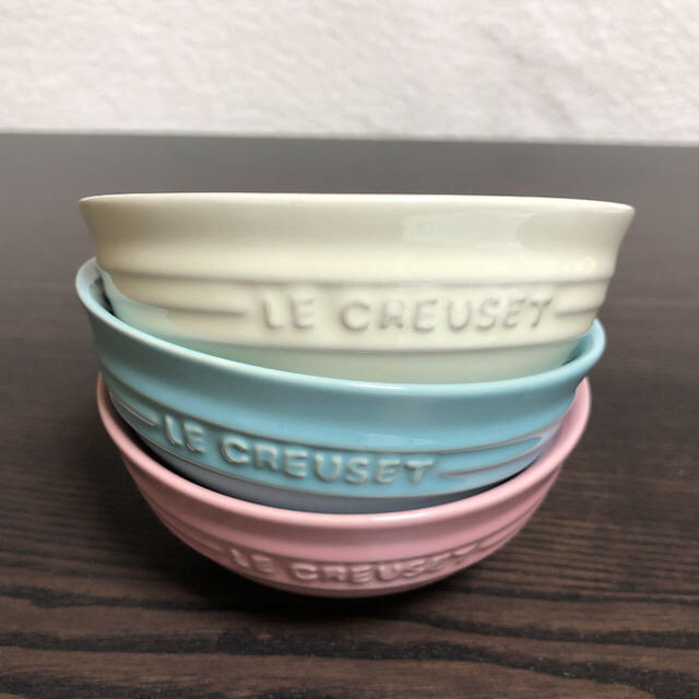 LE CREUSET(ルクルーゼ)のル・クルーゼ ミニボール 3色set インテリア/住まい/日用品のキッチン/食器(食器)の商品写真