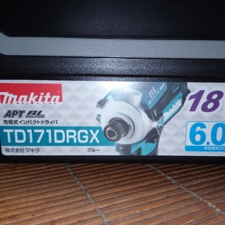 マキタ(Makita)のMakitaマキタTD171DRGXインパクトドライバー18v6A新品未使用(工具)